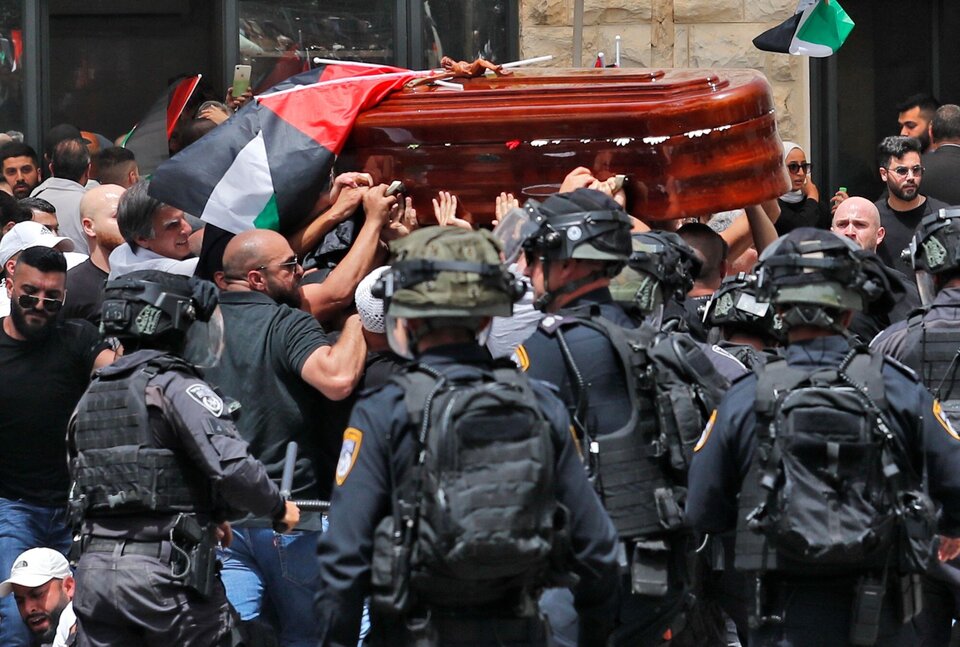 Gewalt bei Beerdigung von Journalistin in Jerusalem