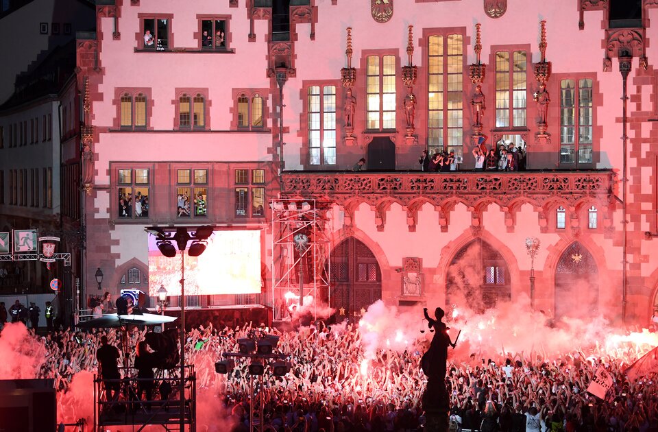 Frankfurt Titelfeier Europa League