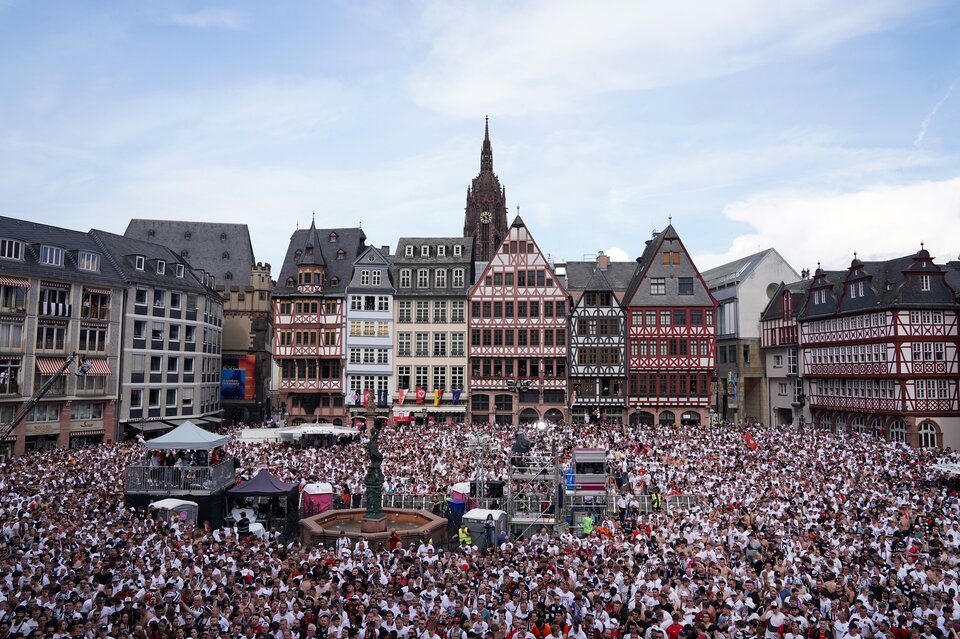 Frankfurt Europa League Titelfeier