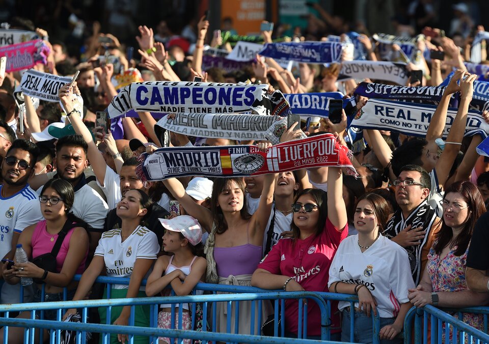 Real Madrid Siegesfeier