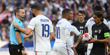 Frankreich gegen Kroatien Nations League