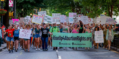 Abtreibung Protest Georgia USA