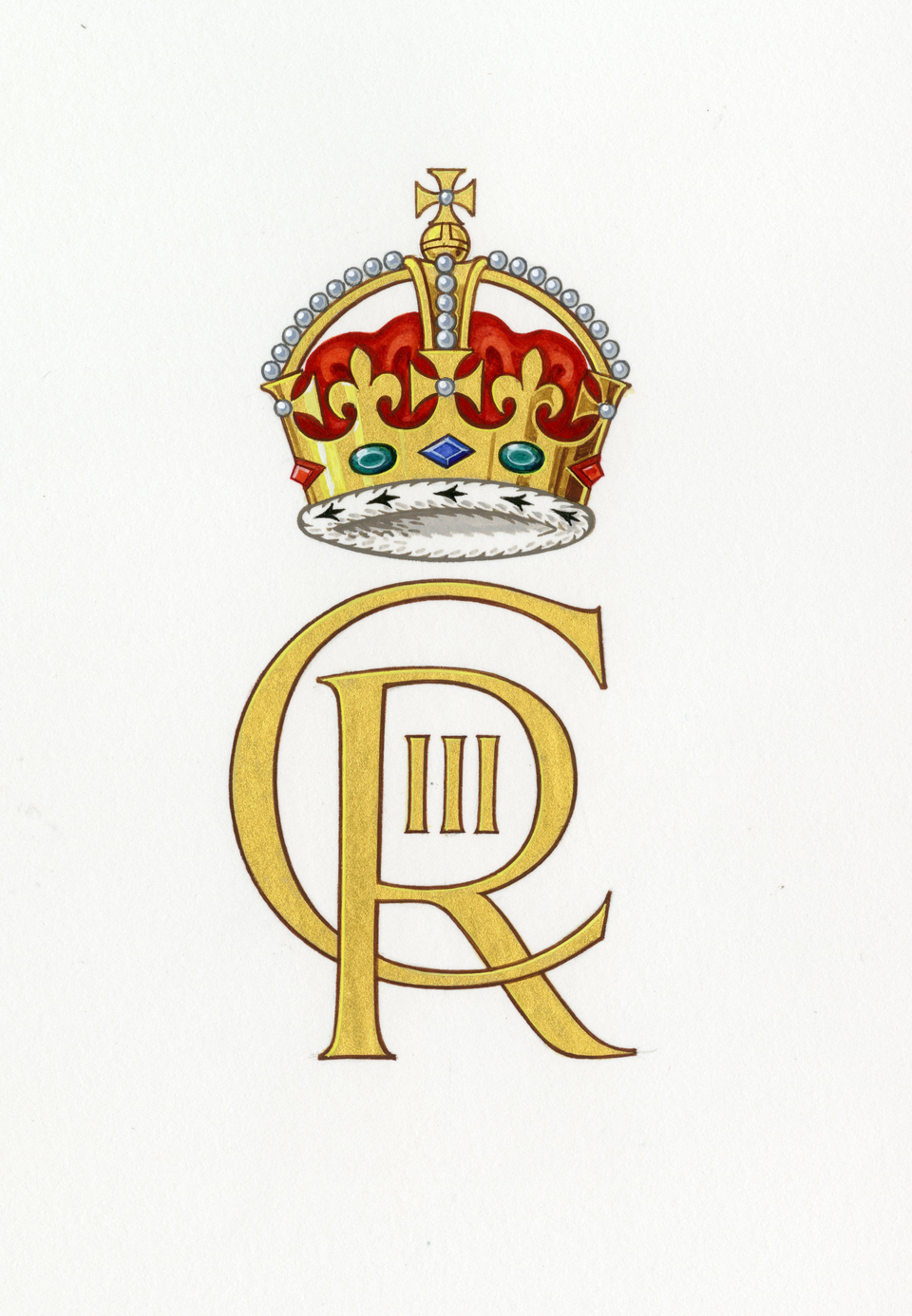 So sieht das offizielle Monogramm von König Charles III. aus