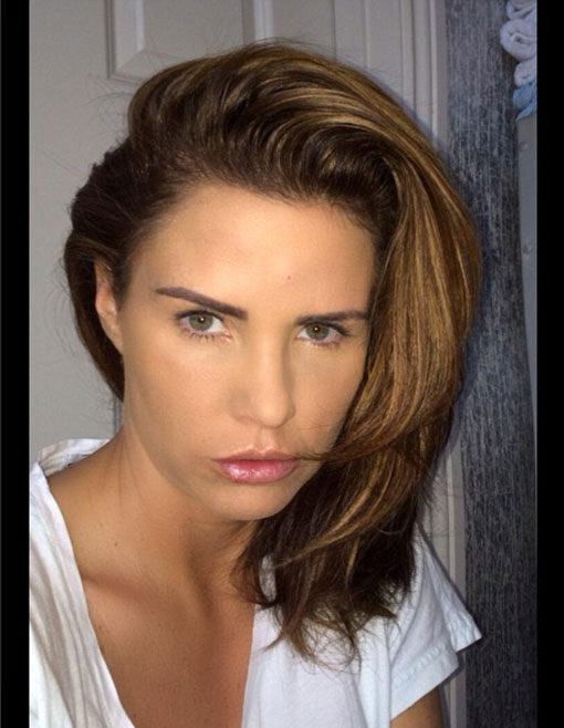 Katie Price: Ungeschminkt & ohne Extensions
