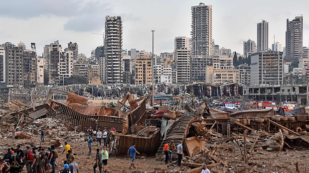 Unfassbare Bilder zeigen Beiruts Ground Zero