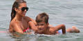 Sylvie Meis: Badespaß mit Sohn Damian in St. Tropez