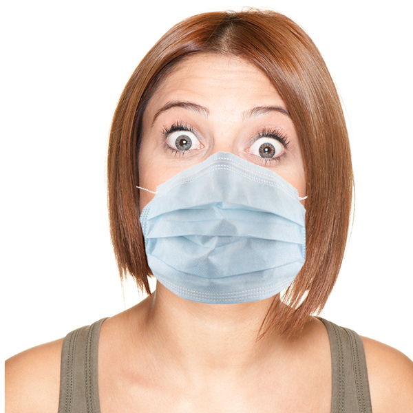 Mimik mit Maske