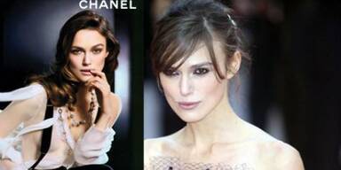 Keira Knightley schön für Chanel