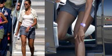 First Lady in Shorts: Amis empört