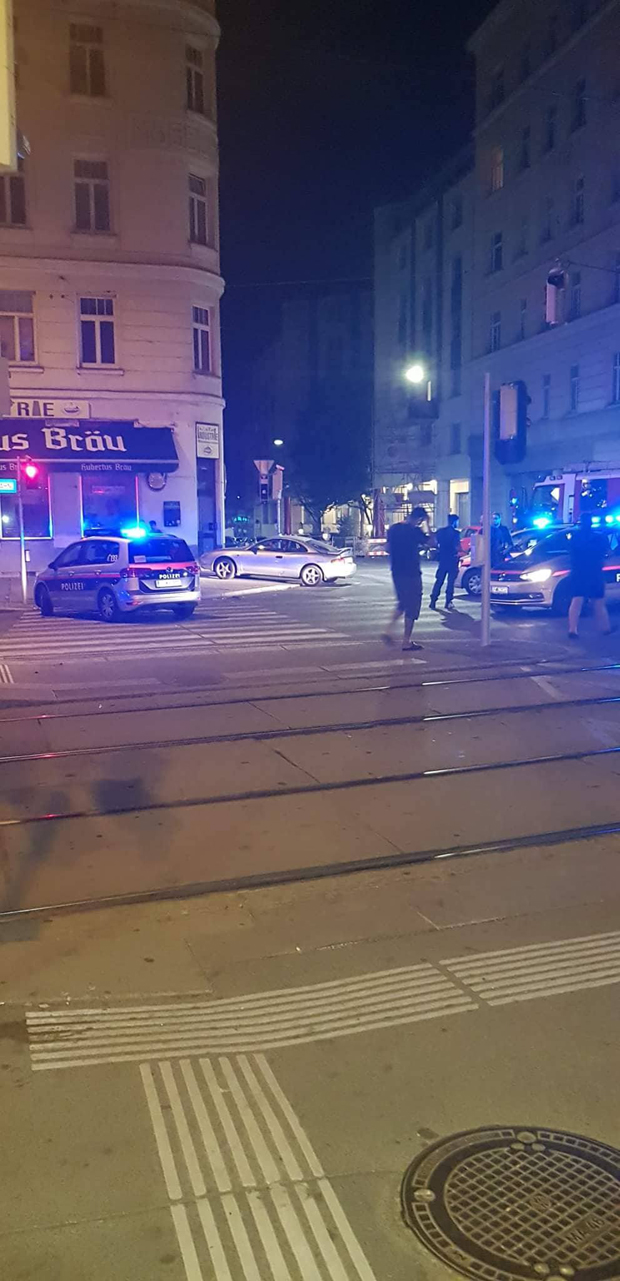 Spektakulärer Crash mitten in Wien