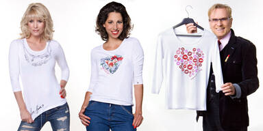 MADONNA verlost herzige Shirts, die Kindern helfen