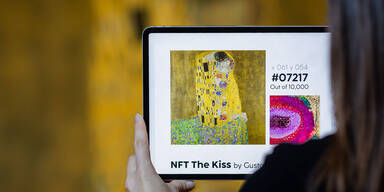 Schon 3,2 Millionen Euro für Klimts "Kuss" als NFT