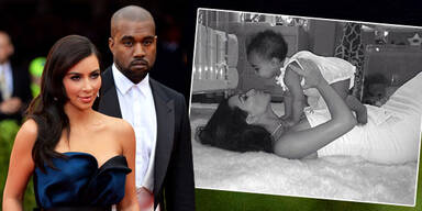 Kim Kardashian: So süß war ihr Muttertag
