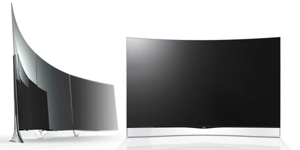 Gebogene OLED-Fernseher von LG starten