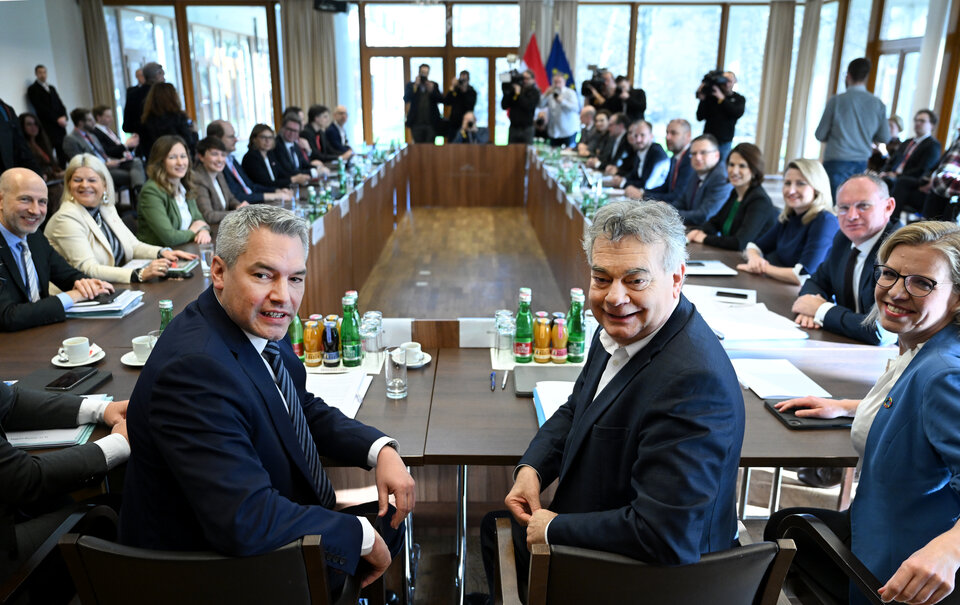 Pk der österreichischen Regierungs-Koalition