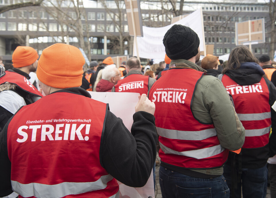 Warnstreiks in Deutschland - Berlin