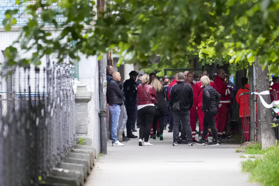 Schüsse in Belgrader Schule