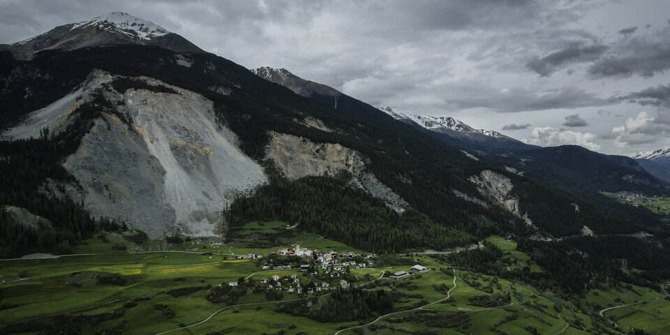 Erdrutsch in der Schweiz