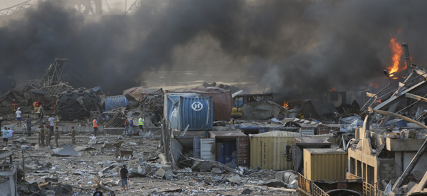 Unfassbare Bilder zeigen Beiruts Ground Zero