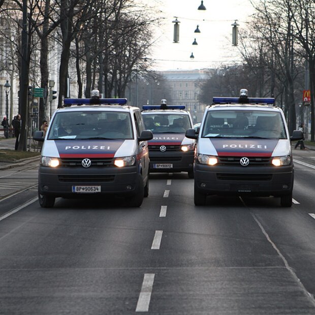 Demo auf der Wiener Ringstraße