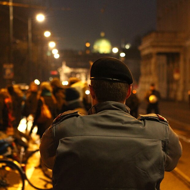 Demo auf der Wiener Ringstraße