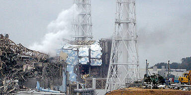 Die Reaktor-Ruine von Fukushima