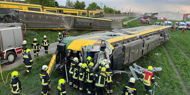 Zug-Crash: Schaden bei 15 Millionen