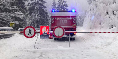 Feuerwehr Schnee