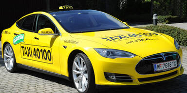 Erstes E-Taxi in Wien gestartet