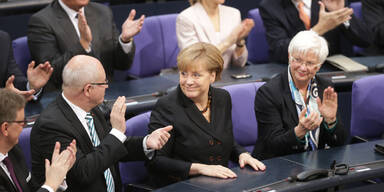Merkel als deutsche Kanzlerin wiedergewählt