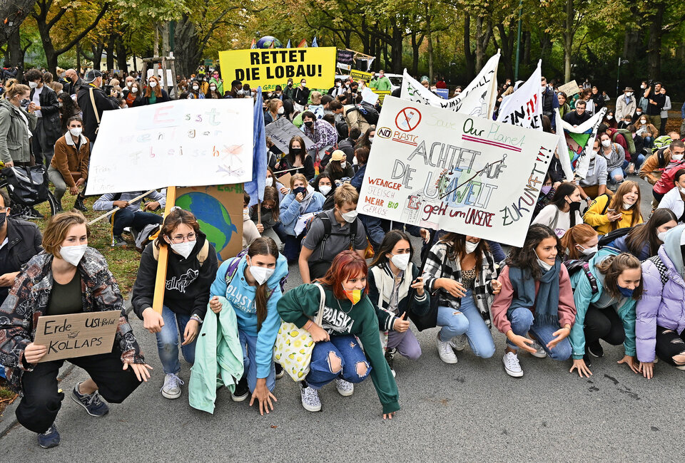 10.000 protestieren fürs Klima