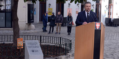 Gedenkstein für die Opfer der Terrornacht in Wien enthüllt