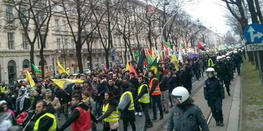 Kurden-demo Afrin in Wien