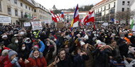 Corona-Demos: 17.000 in Graz, 9.000 in Bregenz