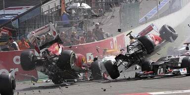 Button gewinnt Crash- GP von Belgien