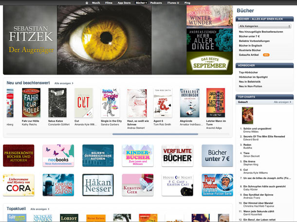 Apple integriert iBookstore in iTunes