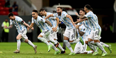 Argentinien jubelt nach dem Copa-Finaleinzug
