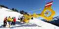 Ski Unfall Hubschrauber Piste