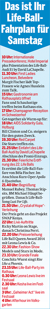 LifeBall Fahrplan