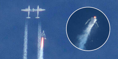 "SpaceShipTwo": Der Moment des Unglücks