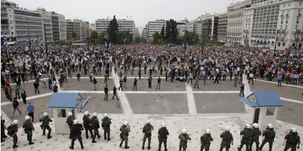 Athen_Parlament_Demo