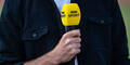Mikrofon mit BBC-Sport-Logo