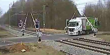 Unfall Bahnübergang Tschechien