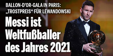 Lionel Messi ist Weltfußballer des Jahres 2021