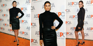 Irina Shayk sexy in schwarz