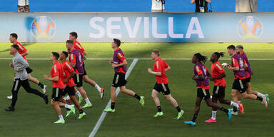 EM 2020: Das belgische Nationalteam trainiert vor dem Achtelfinal-Kracher gegen Portugal