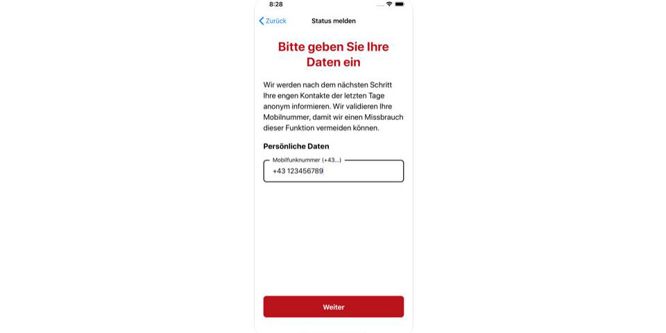 Bitte geben Sie Ihre Daten ein