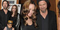 Brad Pitt & Angelina Jolie mit Sohn Maddox: Lächeln gegen Krisen-Gerüchte