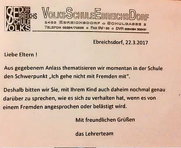 Schule Ebreichsdorf Mädchen abgewatscht
