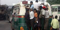 Bus Myanmar überfüllt